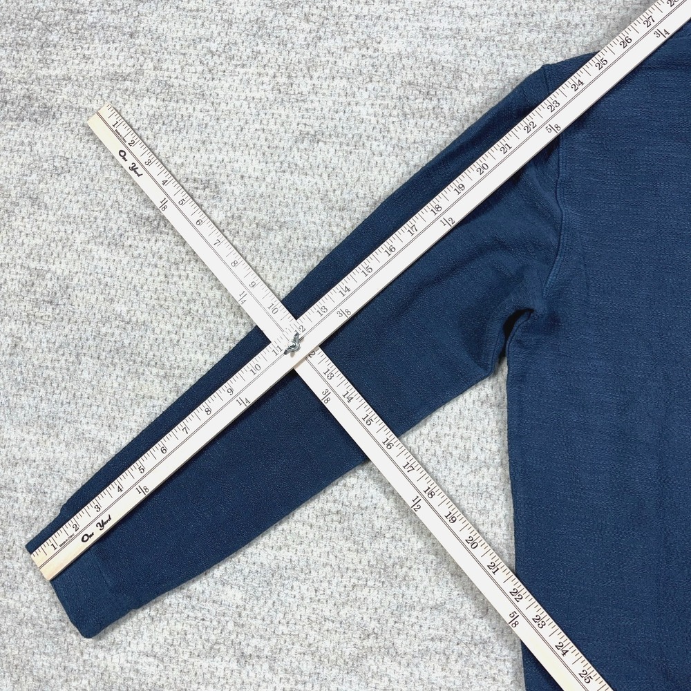 Marine Layer Sweater Men Small Blue Shawl Neck Pullover‎ Cotton Adult - Picture 9 of 10